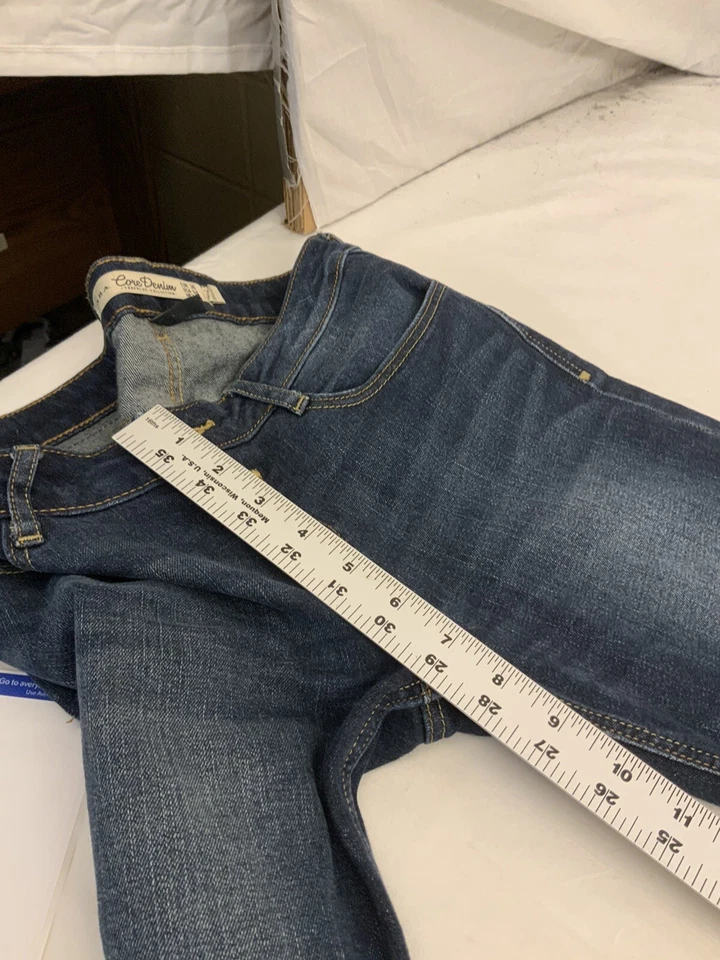 Zara Jeans 4 Blue Dark Wash Slim Fit Skinny Cotton Stretch YGI X1-190 - Image 4 of 4