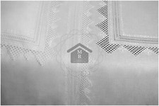 COORDINATO LETTO LINO RICAMO A MANO PUNTO AD AGO COPRILETTO LENZUOLO