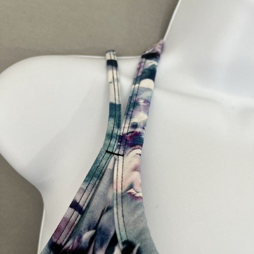 Gaiam Sports Bra Womens Size XL Watercolor Floral Strappy Padded Athletic - Picture 3 of 11