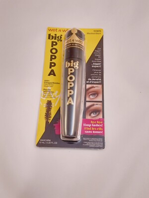 Wet n Wild BIG POPPA Volumizing & Lengthening Mascara, BLACKEST BLACK