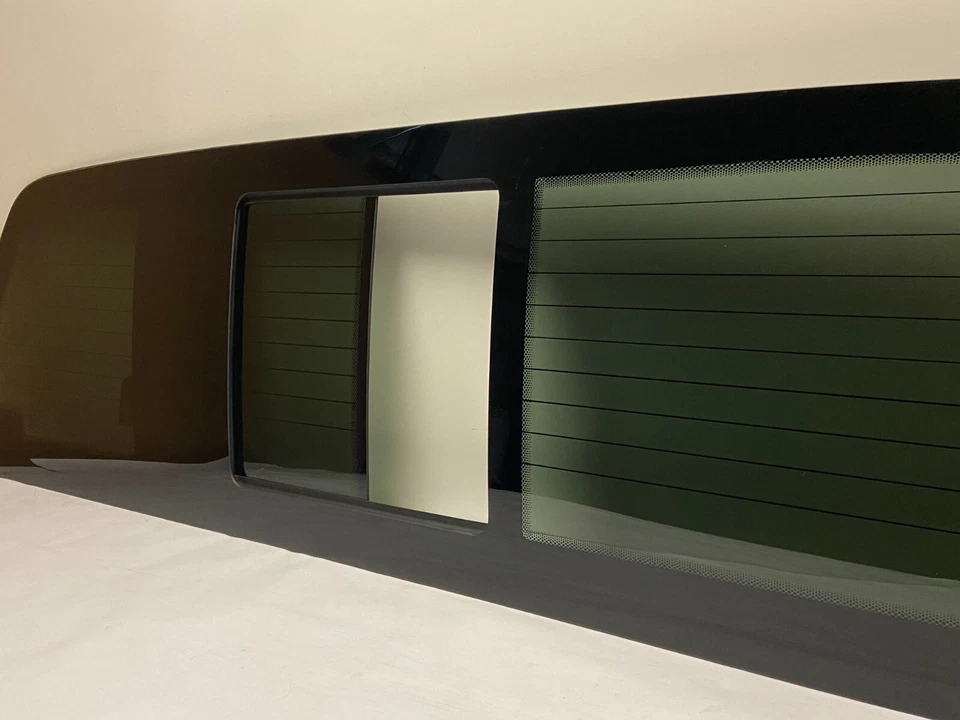 Fit 2008-2016 Ford F250 F350 Back Glass Power Ready Slider (Flush Fit) w/Heat - Image 2 of 4