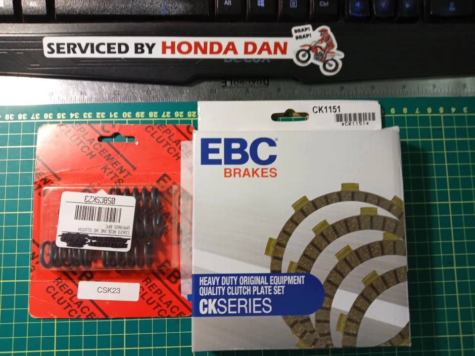 Kit de resorte de placa de embrague Honda XR100R CRF100F EBC CK1151 CSK023 ajuste 1987-13 100cc Foto 3 de 4