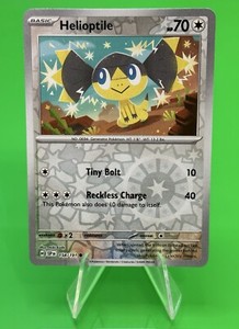 ⭐️⭐️Pokémon Helioptile S & V Surging Sparks Reverse Holo Common 154/191 NM!!!⭐⭐️