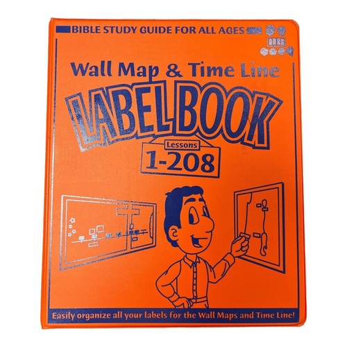Bible Study Guide Label Book for Lessons 1-208~Includes Labels for Lessons 1-52~ - 第 1/7 張圖片