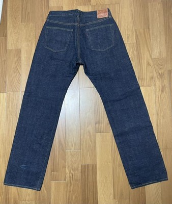 Samurai Jeans Used S510XX-RR Selvedge Denim Straight Indigo W38 