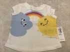 Old Navy Infant Rainbow Tshirt Dress & Pants Set Sun Cloud NEW size 0-3 months — photo 4
