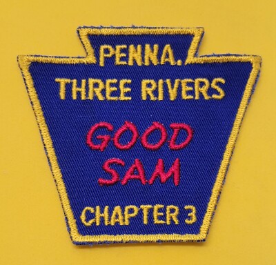 VINTAGE GOOD SAM CHAPTER 3 PENNSYLVANIA THREE RIVERS BADGE PATCH | eBay