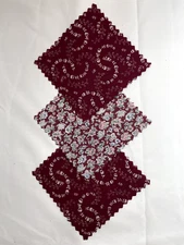 32 5" Quilting Fabric Squares Quilting Charm Pack Mauve Fields