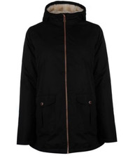 Gelert Trail Parka Coat Womens Black Size Uk 12 #ref52