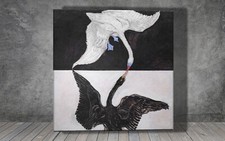 Hilma af Klint The Swan No 1 Abstract CANVAS PAINTING ART PRINT WALL 2091