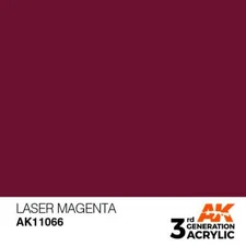 AK INTERACTIVE 11066 3GA LASER MAGENTA (STANDARD) 17ml (3GEN Acrylic Paint)