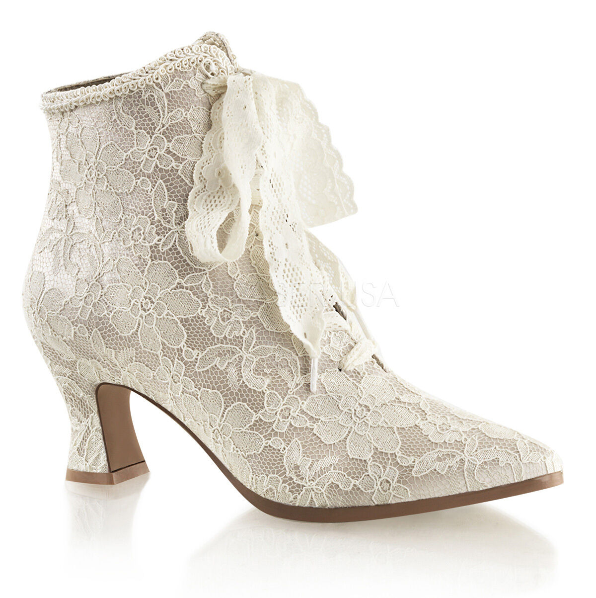 Vintage Lace Wedding Boots