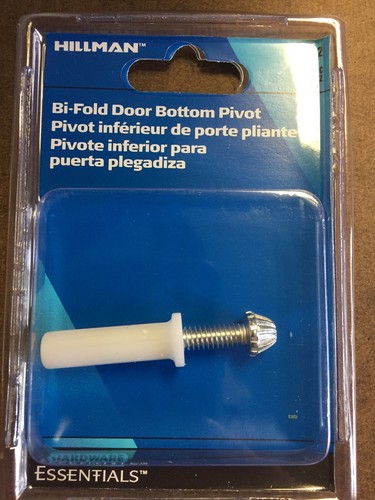 Part 851222 White Plastic Bottom Pivot, by Hillman, Single Item, Great Value, Ne - Picture 2 of 3