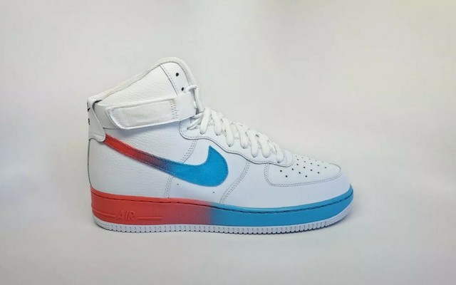 air force 1 high gradient white blue fury ember glow