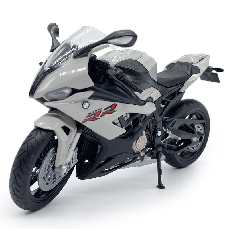 1/12 Scale BMW S1000RR Motorcycle Model Diecast Toys for Boys Audlts Gifts Gray - Image 4 of 4