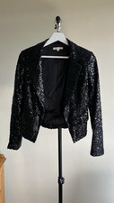 Sequin Jacket Vintage Women Size 8
