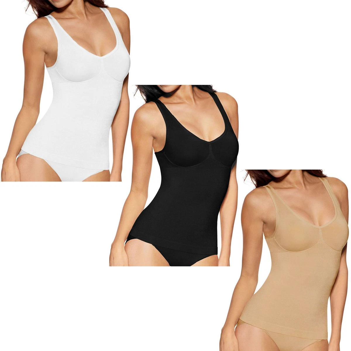 Ladies Women Seamless Control Vest Body Shaper Shape Wear Slimming