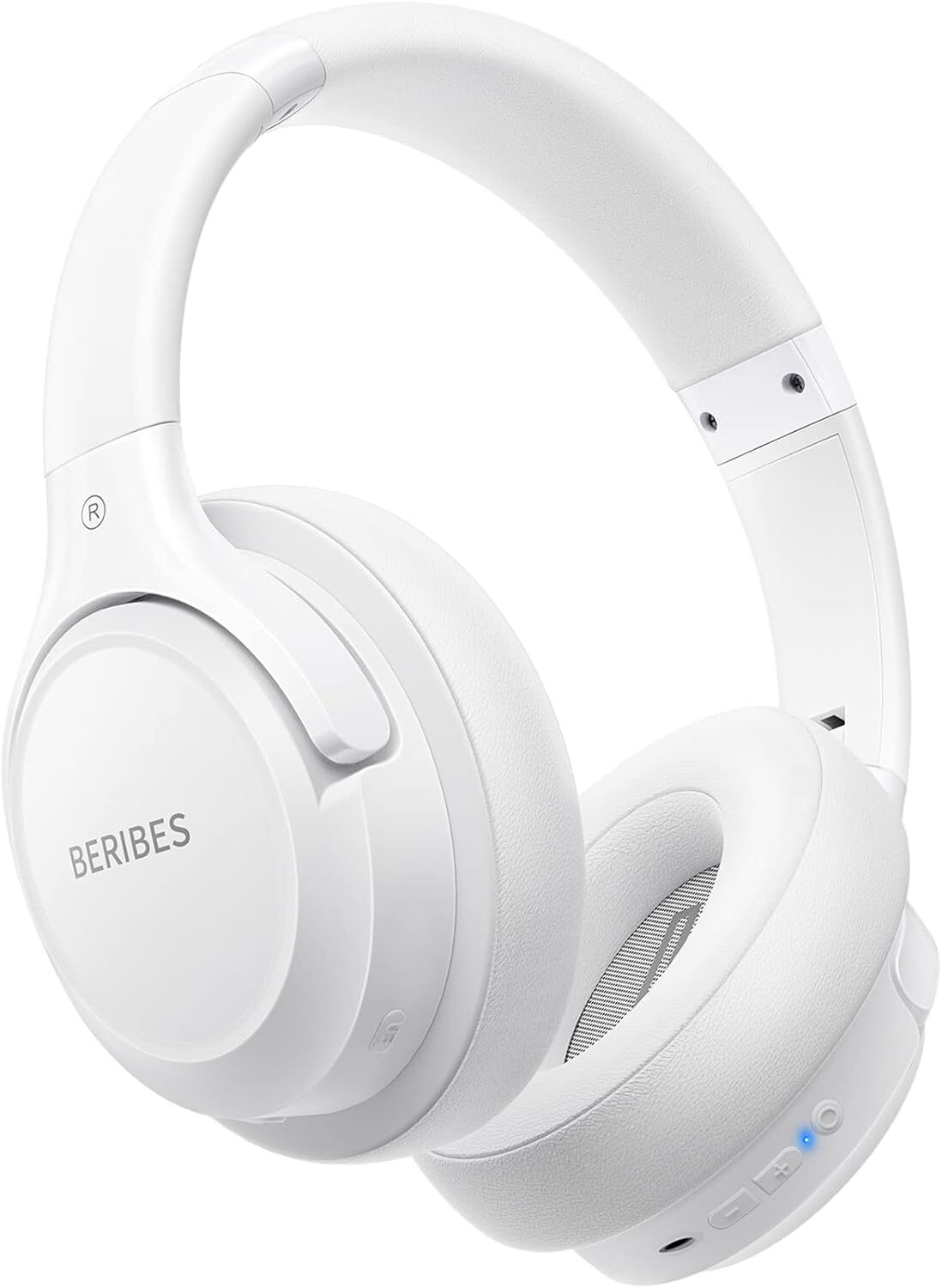Bluetooth Headphones Over Ear,BERIBES 65H Playtime and 6 EQ Music Modes with-image