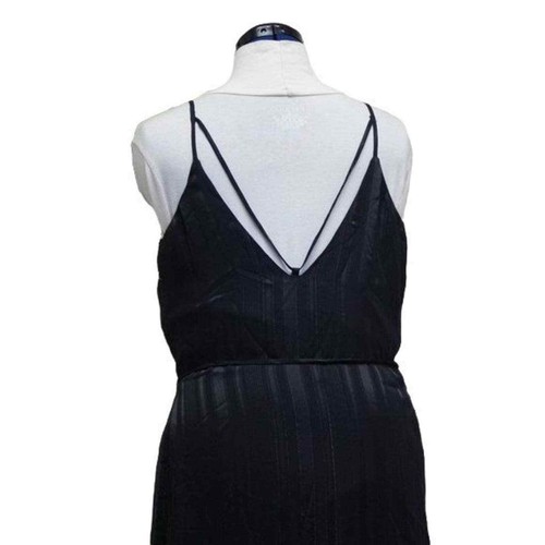J.O.A. Sexy schwarzes Halstuchkleid neu ohne Etikett XS schwarz silber - Bild 7 von 9