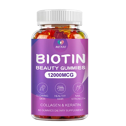 Hair Skin and Nails Gummy - Supports Healthy Hair - Vegan Biotin Beauty Vitamins - Picture 9 of 11
