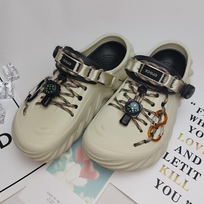 Echo clog crocs paracord outdoor custom shoes Size US 3-US 13 | eBay