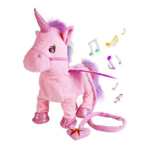 Magical Walking Unicorn Toys Singing Songs Children Gift Unicorn Plush Toy Kids - Picture 10 of 15