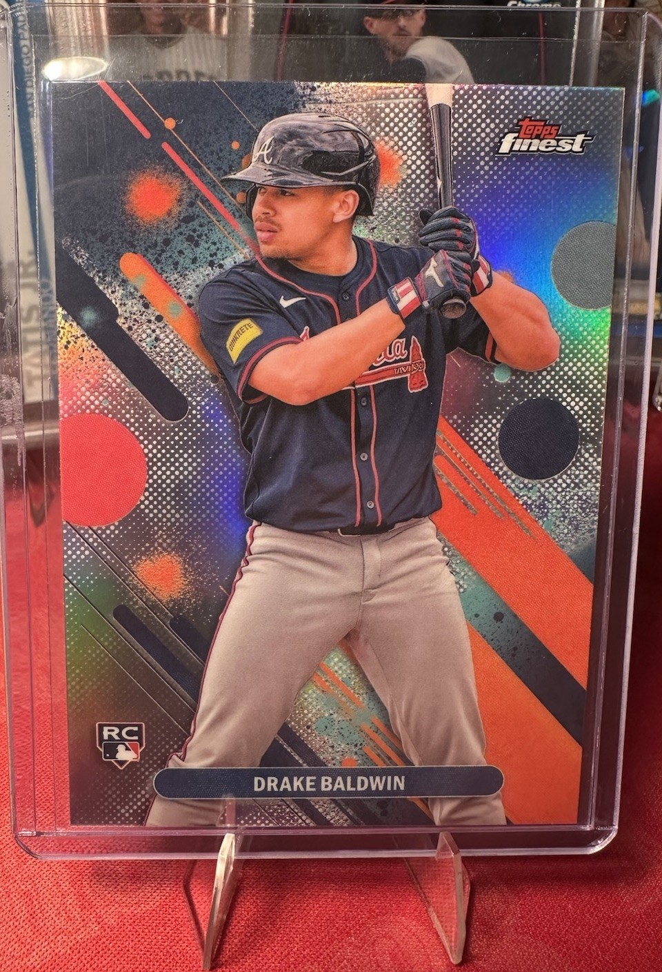 2025 Topps Finest - Common Drake Baldwin Refractor #21 (RC) Atlanta Braves ROTY