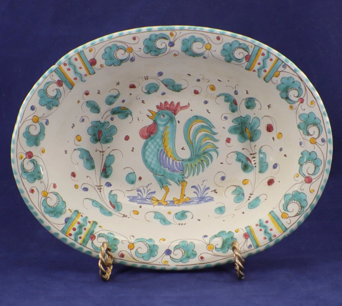 イタリアgrazia deruta の大皿2枚 Grazia Deruta In Italian Art Pottery for sale | eBay