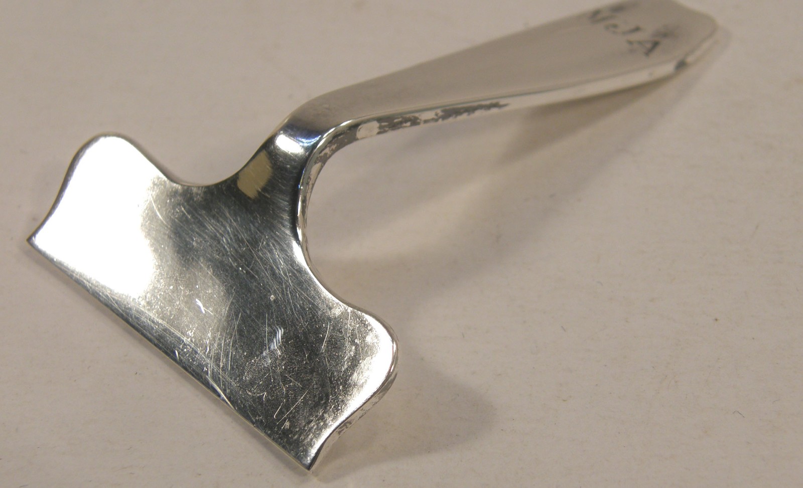 VINTAGE 1940's TIFFANY & CO STERLING SILVER CORDIS BABY FOOD PUSHER IN BOX MONO