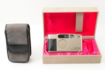 [NEAR MINT] Contax T2 Titan Silver 35mm Point & Shoot Filmkamera aus Japan