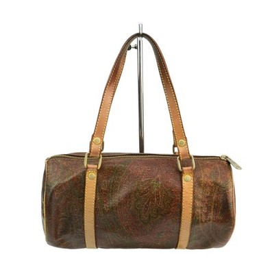 ETRO Mini Drum Bag / Duffle bag Brown Paisley Duffle 10x4.7x3.1in