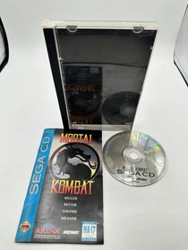 Mortal Kombat (Sega CD, 1993) Damaged Case, Cib