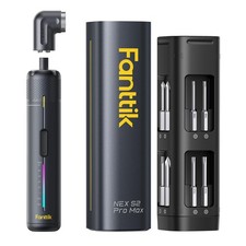 Fanttik S2 Pro Max Electric Screwdriver, Cordless Screwdriver Set, 7 Grey