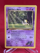 Sabrina's Abra 94/132 1st Edition Gym Challenge 2000⭐️NM😱🔥