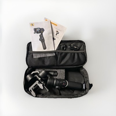 AOCHUAN Smart Gimbal Stabilizer, Motorized, With Case, for Camera/Action Camera