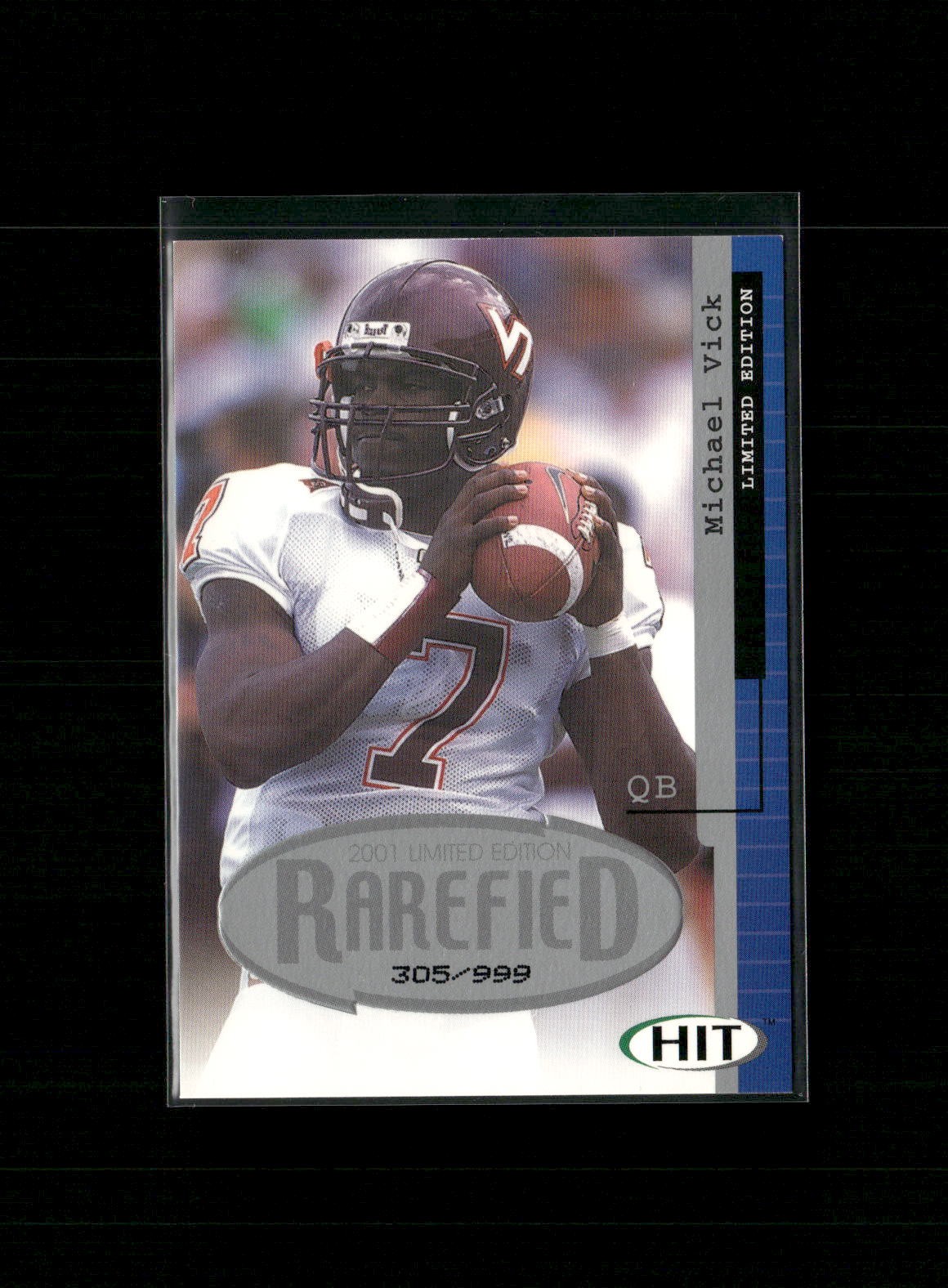 2001 SAGE HIT #R46 Michael Vick Rarefied Silver #/999
