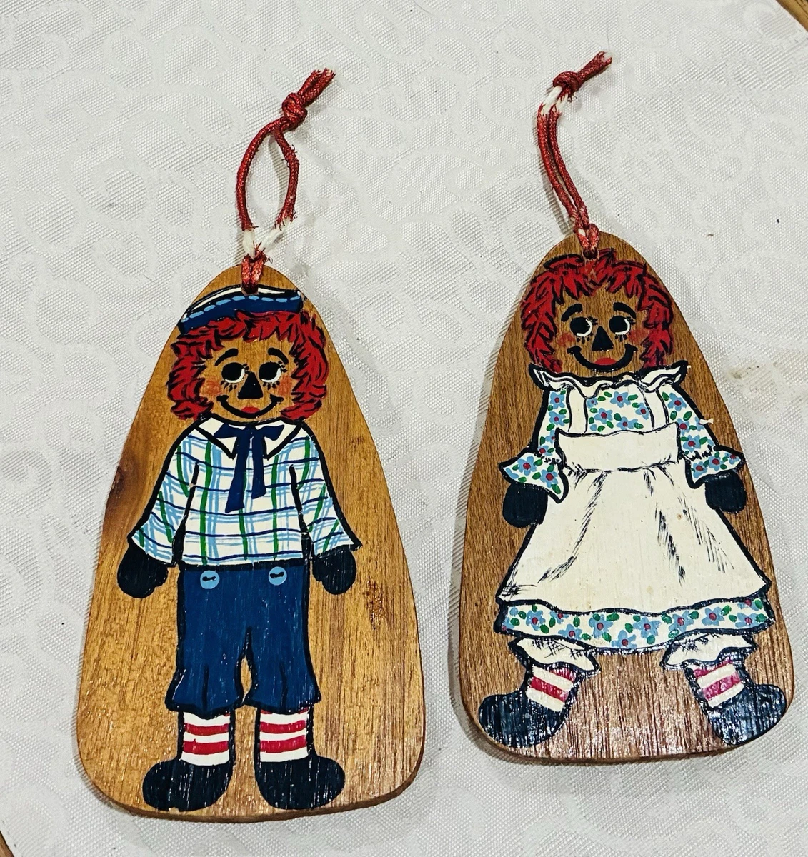 アンとアンディ　壁掛け　ヴィンテージ Raggedy Ann And Andy Wall Plaque for sale | eBay