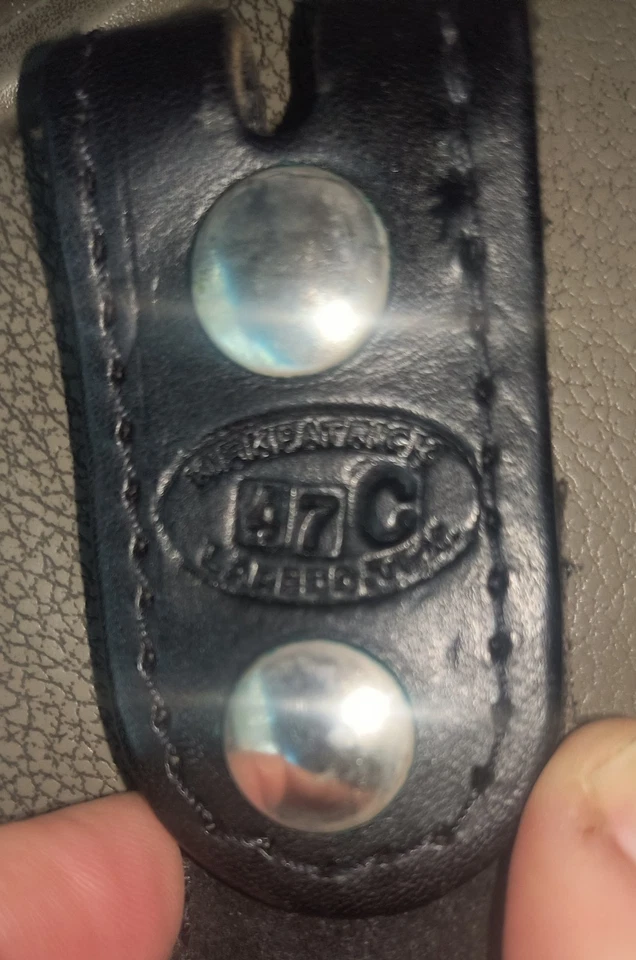 Kirkpatrick Leather Co. 12GA/.38-.357 Shotgun/Pistol Cartridge Belt. No Buckle - Image 2 of 4