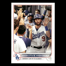 High Five Highway #505 2022 Topps Los Angeles Dodgers Baseball Card MLB