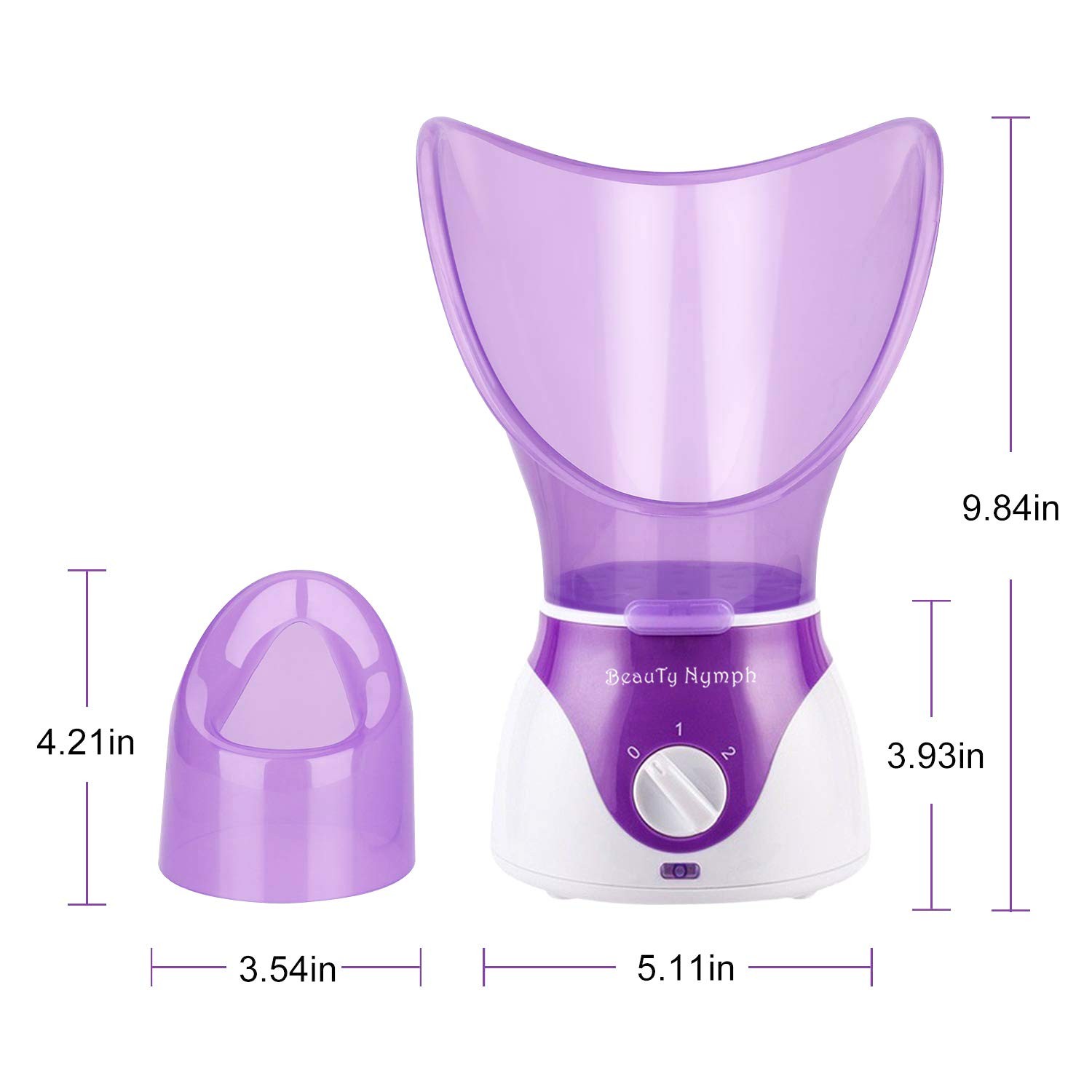 Face Steamer,Beauty Nymph Spa Home Facial Steamer Sauna Pores and Extract