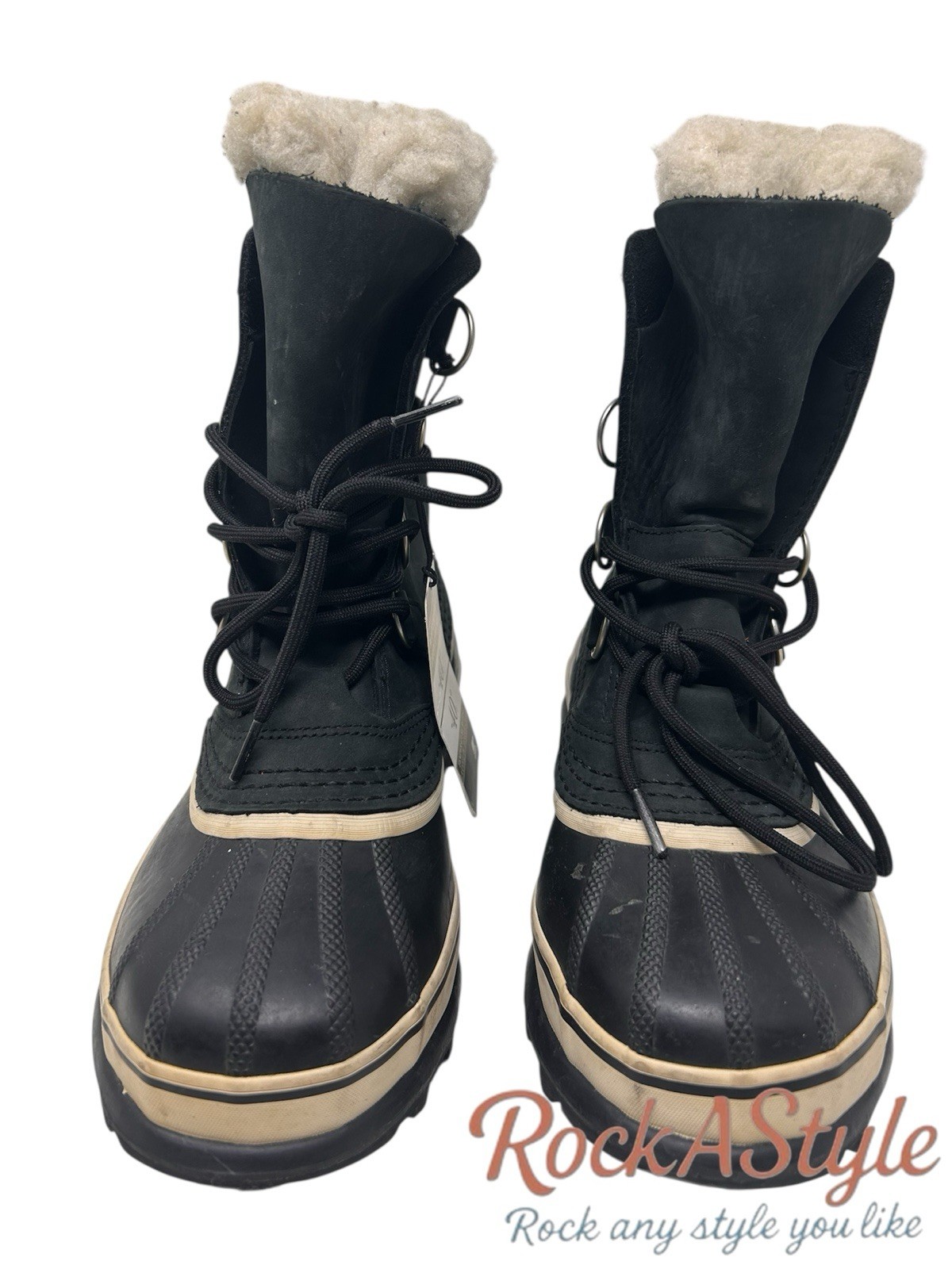 Sorel Women’s Caribou Waterproof Boots Mid-Calf Winter Snow 9″ Nubuck Size 6