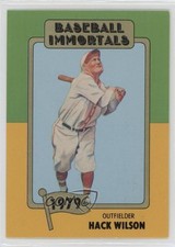 1980-87 SSPC Baseball Immortals Hack Wilson #169 HOF 0ps8