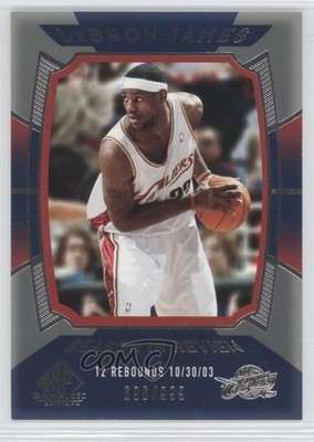 2004-05 SP Game Used Edition Season in Review 696/999 LeBron James #143 0k0
