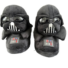 Ground Up Disney 3D Men  s Darth Vader Slip on Slipper Black Synthetic Size 11-12