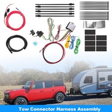 Trailer Hitch Wiring Harness W Led Taillights For Ford Bronco 21-26 Accessories