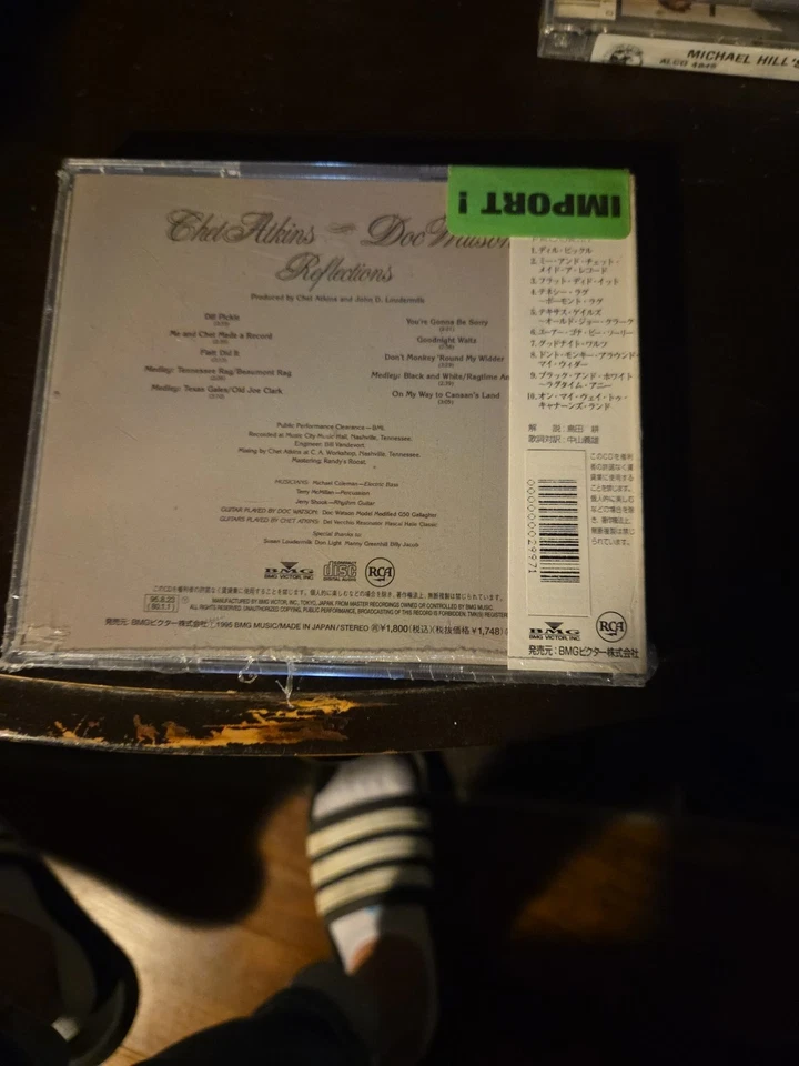 Chet Atkins / Doc Watson - "Reflections" Original Japanese CD - BMG BVCP-7997  - Imagem 2 de 2