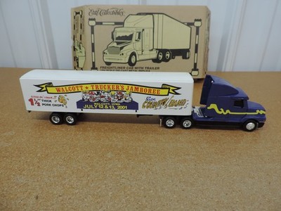 Walcott Truckers Jamboree ミニカー 2001 Freightliner semi truck 1/64 ERTL Truckers Jamboree Walcott