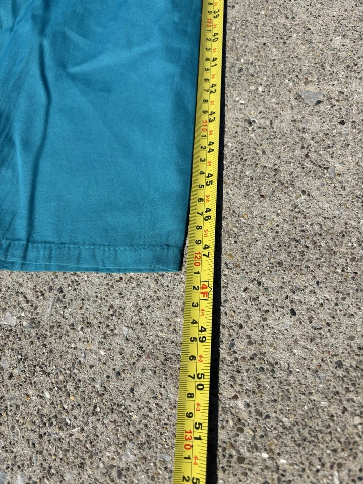 Essentials by Encompass Reversible Scrub Pants Unisex 6X Teal Green - Image 3 of 4