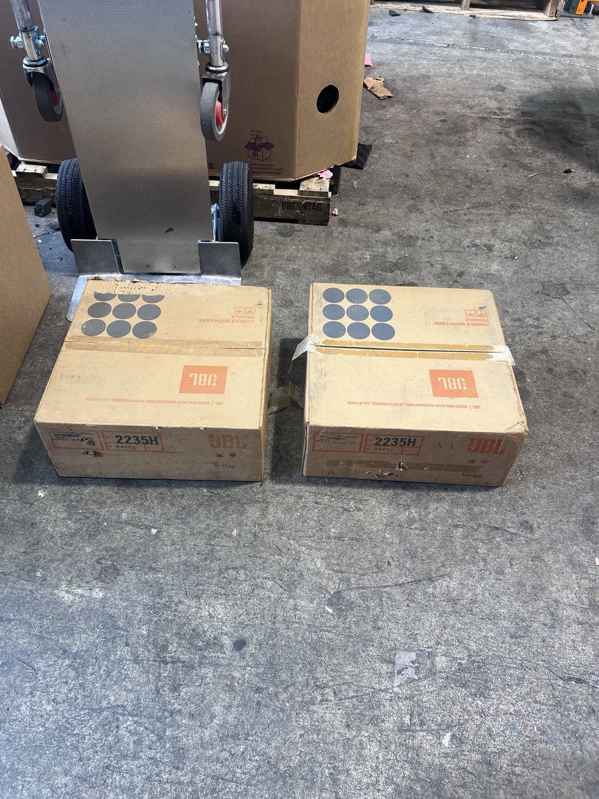 NEW Open Box Pair JBL 2235H Woofer 8 Ohms ( READ )