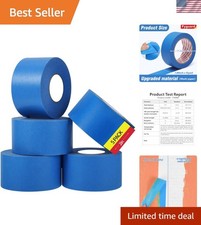 5 Rolls Painters Tape 2 Inch Wide, Blue Painters Tape Bulk 1.89In 55Yd 5 ...